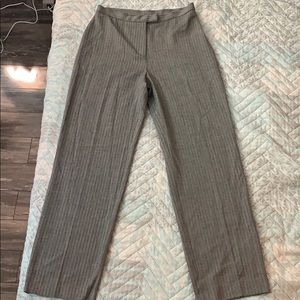 Petite Sophisticate Stretch Gray Trousers